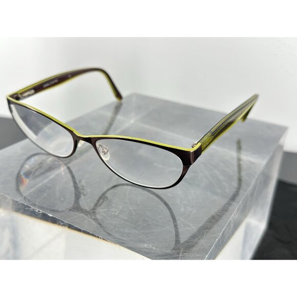 Cinzia Designs CIN-5032 Frames Lemon/Chocolate 53-16-135 (C8-19) - Picture 8 of 16